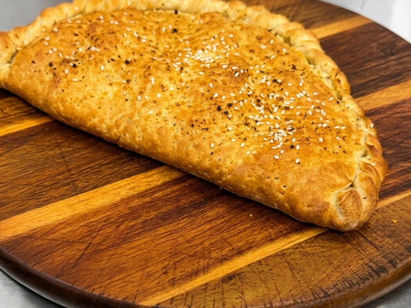 Masala Paneer stuffed fusion calzone at Calzone Corner Calgary NE